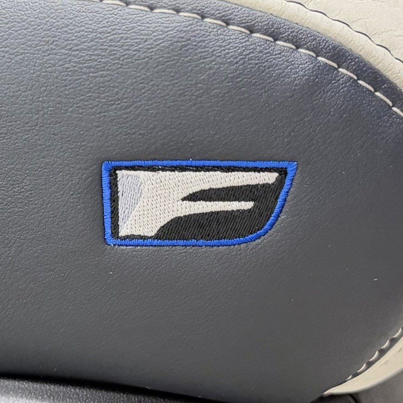 08-10 Lexus IS F Left And Right Front Seat Pair Leather Alpine White OEM