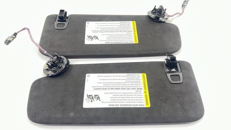 1359 1872 / 13591872 22-24 CADILLAC CT4 V BLACKWING LEFT & RIGHT SUNVISOR SUN VISOR PAIR SUEDE OEM