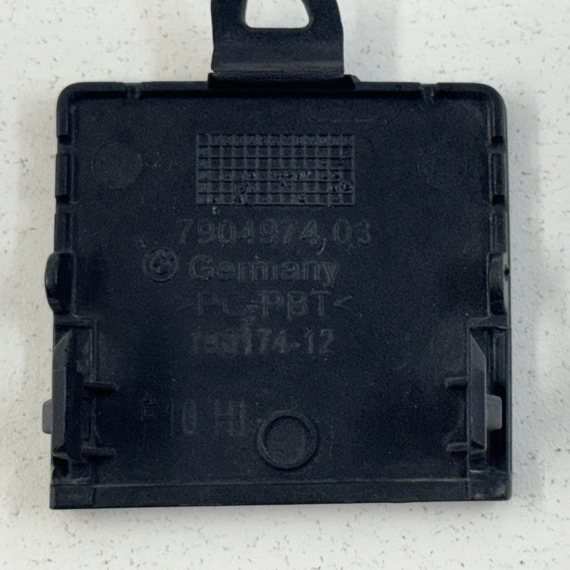 7 904 974 11-16 BMW M5 528 535 550 F10 Rear Bumper Tow Hook Cap Black Sapphire OEM