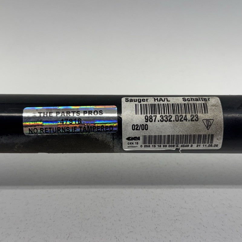 987.332.024.23 / 987 332 024 23 / 98733202423 05-08 Porsche Boxster Cayman S 987 Manual Transmission Left Rear Axle Shaf