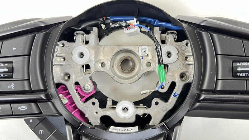 22-24 SUBARU WRX DRIVER STEERING WHEEL LEATHER BLACK OEM