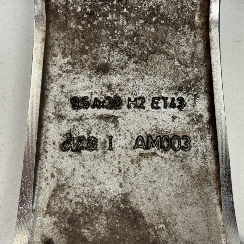 A 221 401 2502 / A2214012502 07-13 Mercedes W216 W221 CL S Class AMG Rear Wheel Rim 20x9.5 Chrome Factory OEM