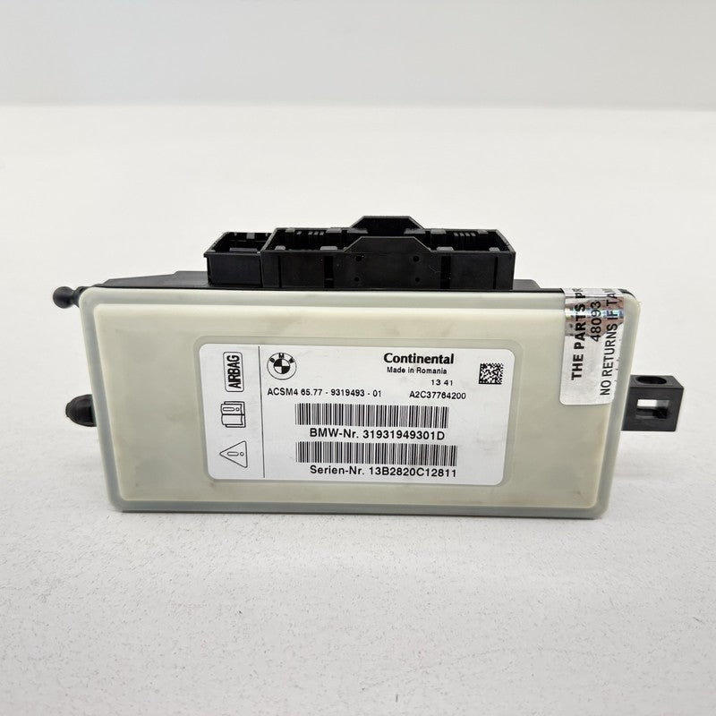 65779319493 11-16 BMW M5 528 535 550 F10 Airbag Air Bag Restraint Module SRS 9319493 OEM