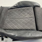  18-23 AUDI S4 DRIVER LEFT FRONT LOWER SEAT CUSHION COVER BLACK OEM