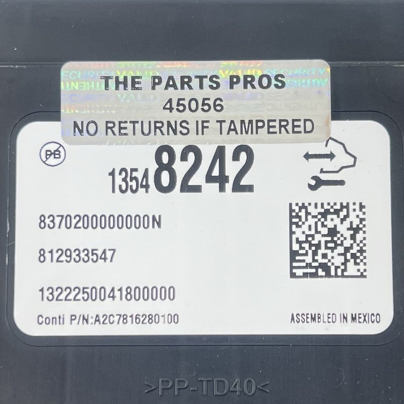 812933547 22-25 CADILLAC CT4 CT5 V BLACKWING LEFT FRONT SEAT CONTROL MODULE 13548242 OEM