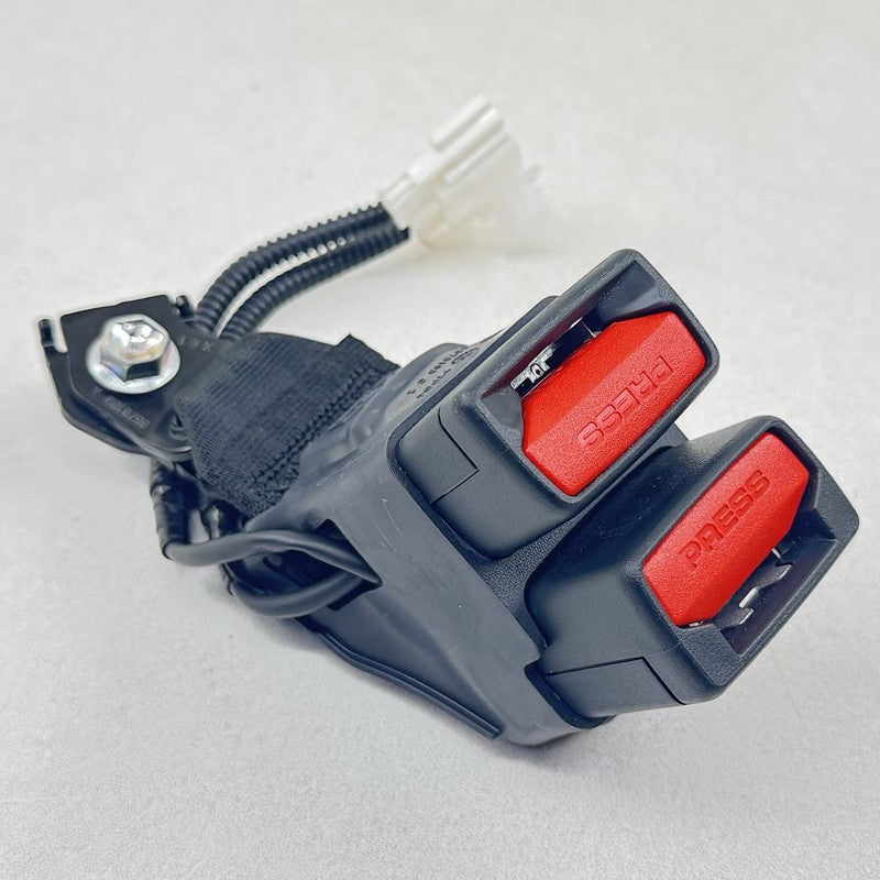 6576192 23-25 TOYOTA PRIUS LEFT AND RIGHT REAR SEAT BELT SEATBELT BUCKLE PAIR OEM