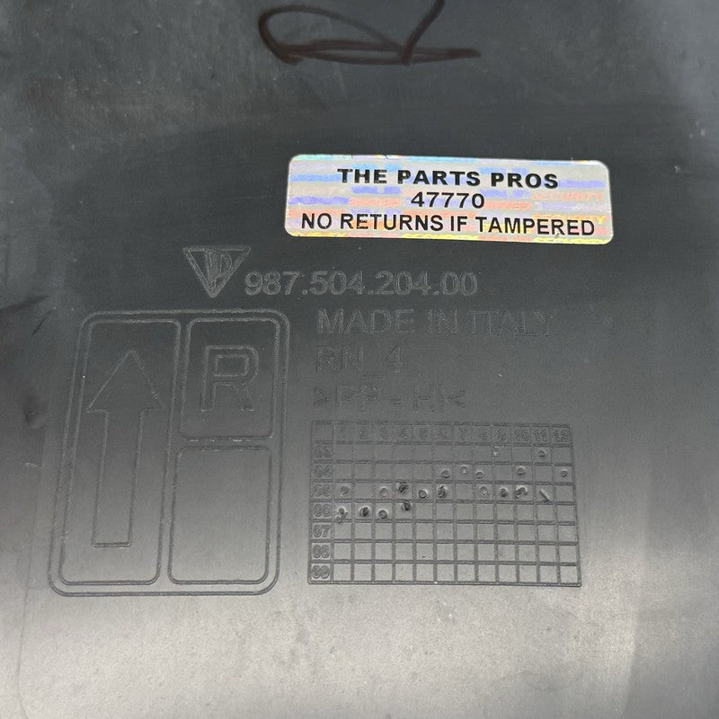 987.504.204.00 / 987 504 204 00 / 98750420400 05-12 Porsche Boxster Cayman 987 Right Front Wheel Arch Splash Guard OEM