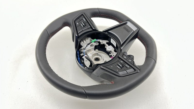 22-24 SUBARU WRX DRIVER STEERING WHEEL LEATHER BLACK OEM
