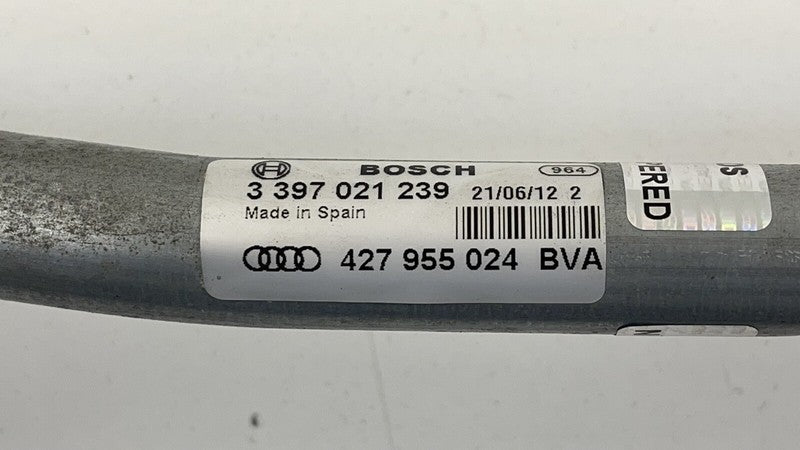 427 955 114 / 427955114 08-15 AUDI R8 SPYDER WINDSHIELD WIPER MOTOR W/ TRANSMISSION LINKAGE OEM