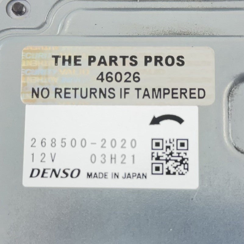 268500-2020 / 268500 2020 / 2685002020 22-25 TOYOTA GR86 RADIATOR FAN COOLING MOTOR WITH FAN BLADE PAIR 268500-2020 OEM