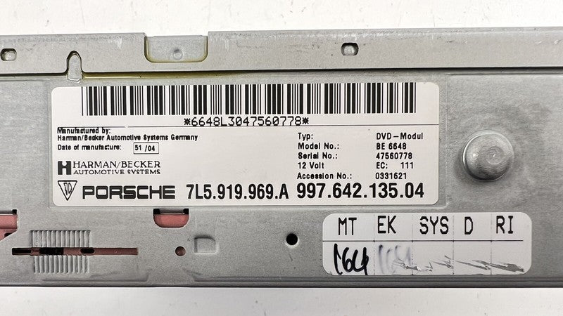 997.642.135.04 / 997 642 135 04 / 99764213504 05-12 PORSCHE 911 997 NAVIGATION NAVI DVD MAP DRIVE PLAYER 997.642.135.04 