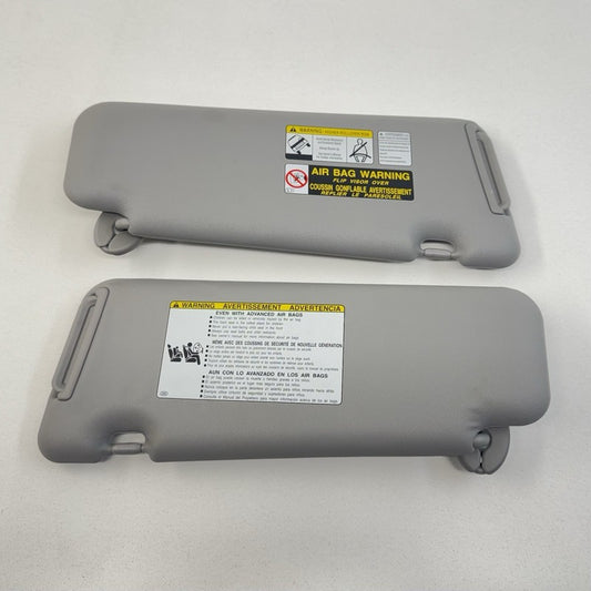 08-13 Toyota Highlander Left And Right Sunvisor Sun Visor Shade Pair OEM