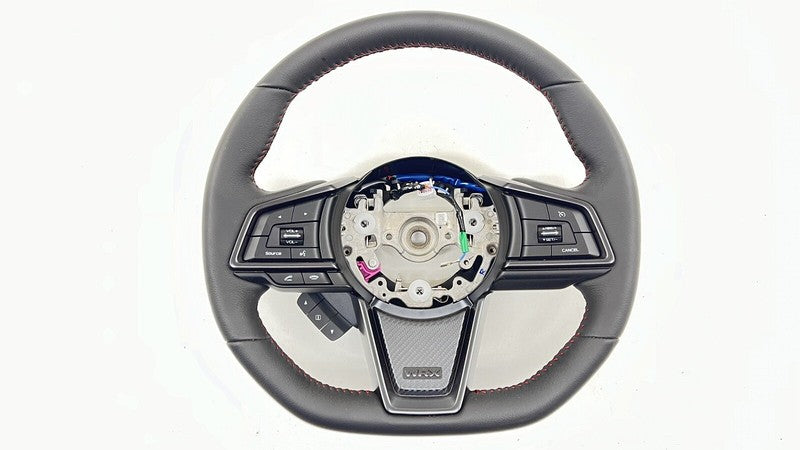 22-24 SUBARU WRX DRIVER STEERING WHEEL LEATHER BLACK OEM