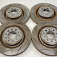 22.8274.03 / 22 8274 03 / 22827403 07-17 ASTON MARTIN V8 VANTAGE FRONT & REAR CALIPER BRAKE BREMBO ROTOR SET OEM