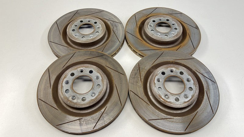 22.8274.03 / 22 8274 03 / 22827403 07-17 ASTON MARTIN V8 VANTAGE FRONT & REAR CALIPER BRAKE BREMBO ROTOR SET OEM