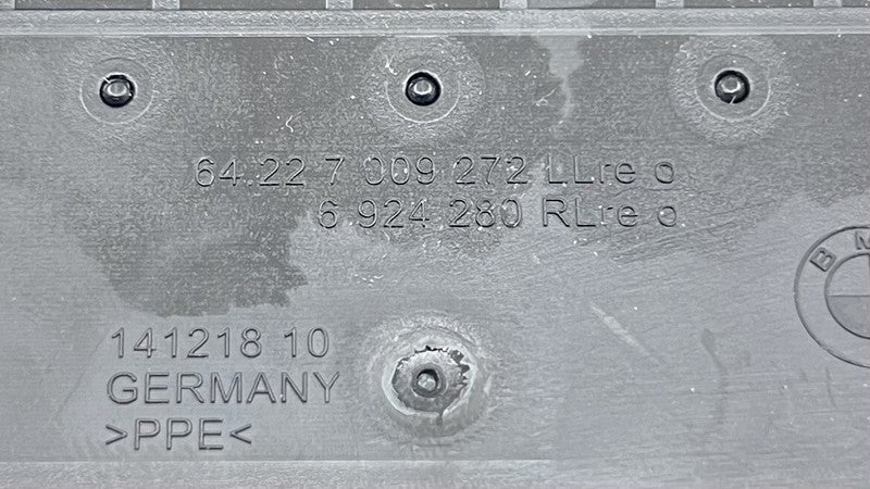 7 009 272 / 7009272 06-10 BMW M6 E63 E64 PASSENGER RIGHT FRONT DASH AIR VENT GRILLE GRILL TRIM OEM