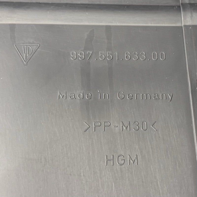 997.551.301.00 / 997 551 301 00 / 99755130100 05-12 Porsche 911 997 Boxster Cayman 987 Front Trunk Boot Liner Cover Trim