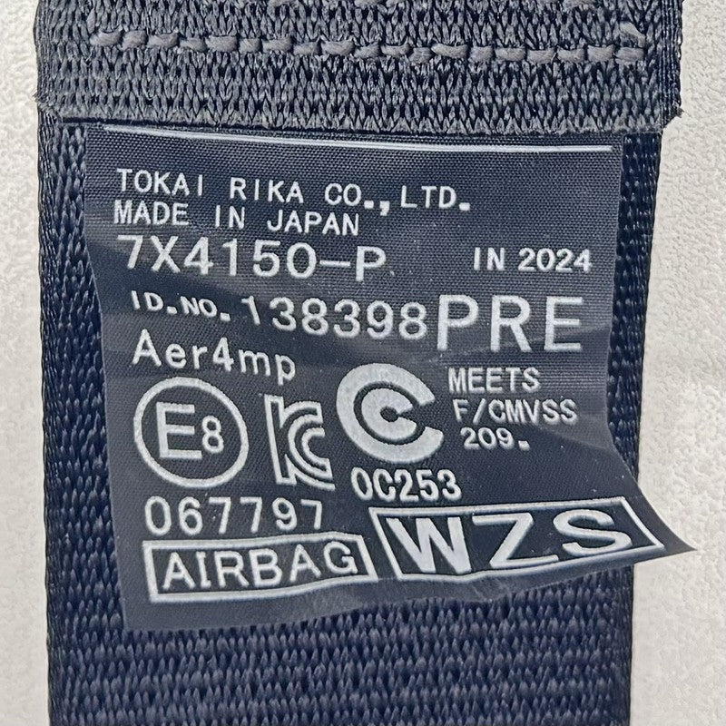 7X4150-P / 7X4150 P / 7X4150P 23-25 TOYOTA PRIUS DRIVER LEFT FRONT SEATBELT SEAT BELT RETRACTOR BLACK OEM