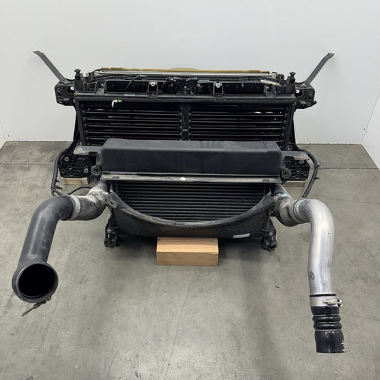  19-25 RAM 2500 3500 DIESEL RADIATOR SUPPORT W/ RADIATOR SHUTTER FAN ASSEMBLY OEM