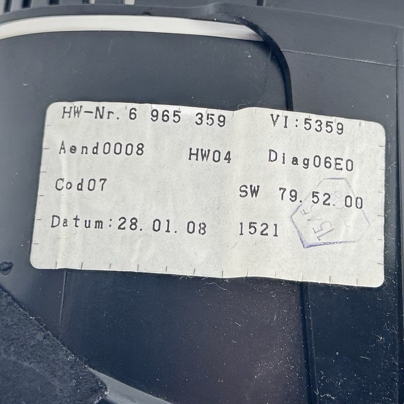 7 841 518 / 7841518 06-10 BMW M6 E63 E64 SPEEDOMETER INSTRUMENT CLUSTER GAUGE 55K MILES 7841518 OEM