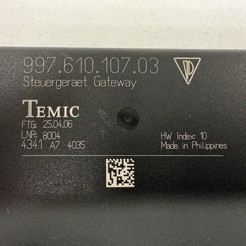 997 610 107 03 / 99761010703 05-12 Porsche 911 997 Boxster Cayman 987 Gateway Control Module 99761010703 OEM