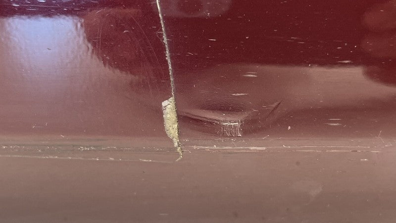 G33-10608-AJ / G33 10608 AJ / G3310608AJ 07-09 ASTON MARTIN VANTAGE RIGHT SIDE SKIRT ROCKER PANEL COVER MERLOT RED OEM