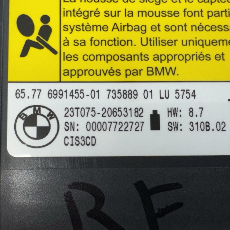 18-24 BMW G01 X3 Passenger Right Front Seat Occupant Sensor Module 699