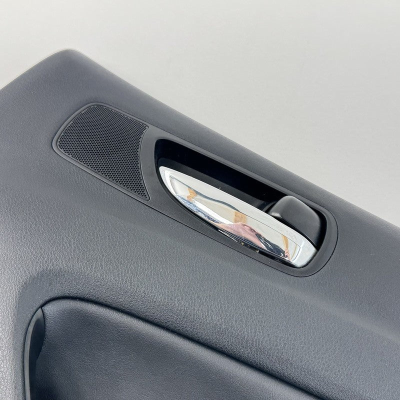 08-14 Lexus IS F Right Rear Door Panel Cover Trim Black With Blue Stitching OEM