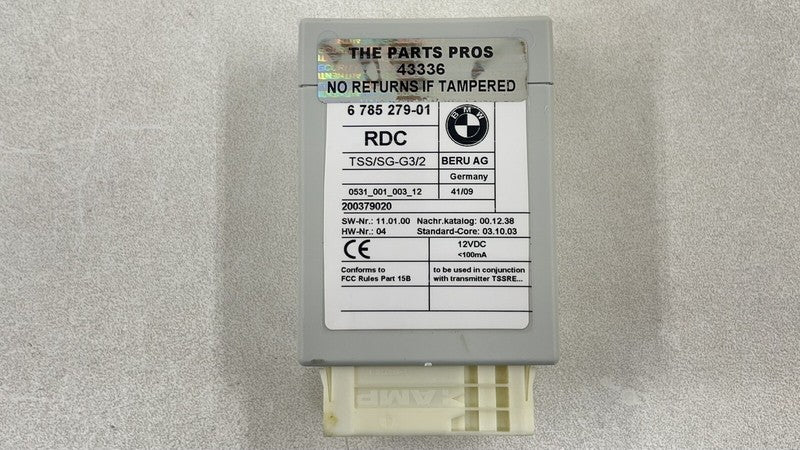 6 785 279 / 6785279 06-10 BMW M6 E63 E64 TPMS TIRE PRESSURE MONITORING SYSTEM MODULE 6785279 OEM