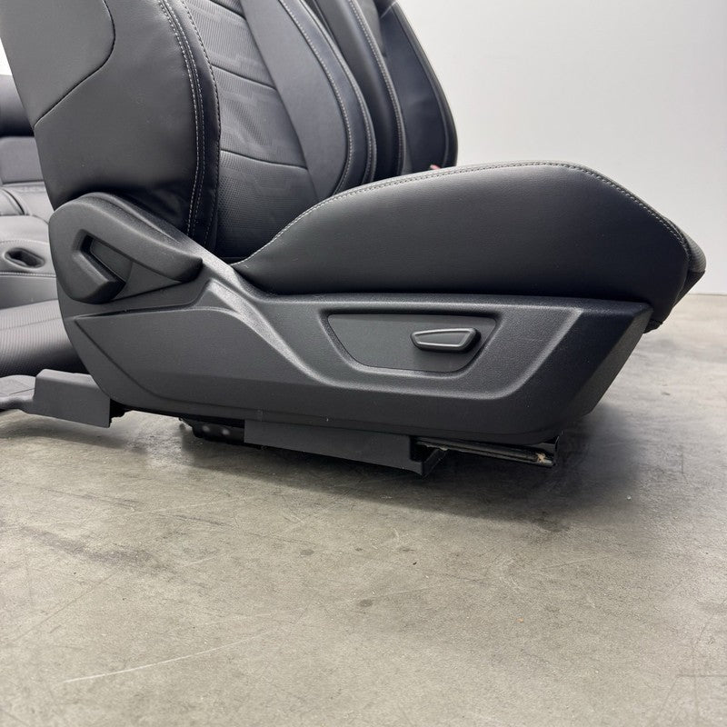  18-23 FORD MUSTANG GT SEAT SET FRONT & REAR HEATED COOLED LEATHER BLACK OEM