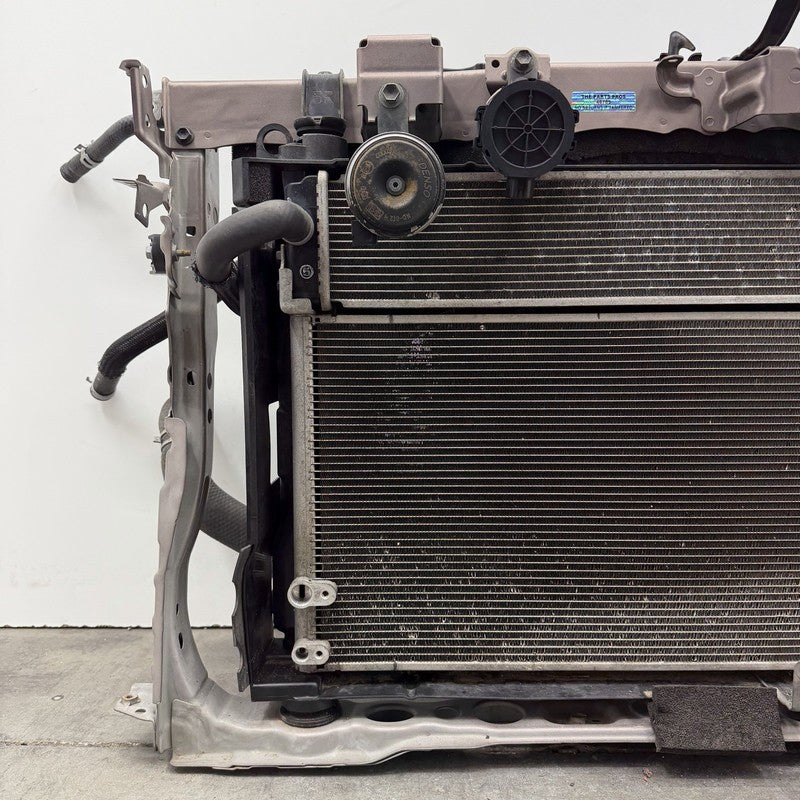 12-17 Toyota Prius V Front Clip Radiator Support W/ Radiator Fan Assembly OEM