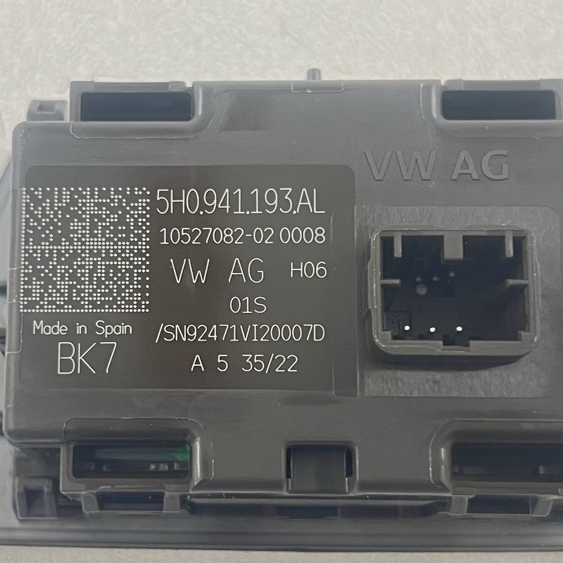 5H0.941.193.AL / 5H0-941-193-AL / 5H0941193AL / 5H0 941 193 AL 22-25 VOLKSWAGEN GOLF R HEADLIGHT HEAD LIGHT LAMP CONTROL