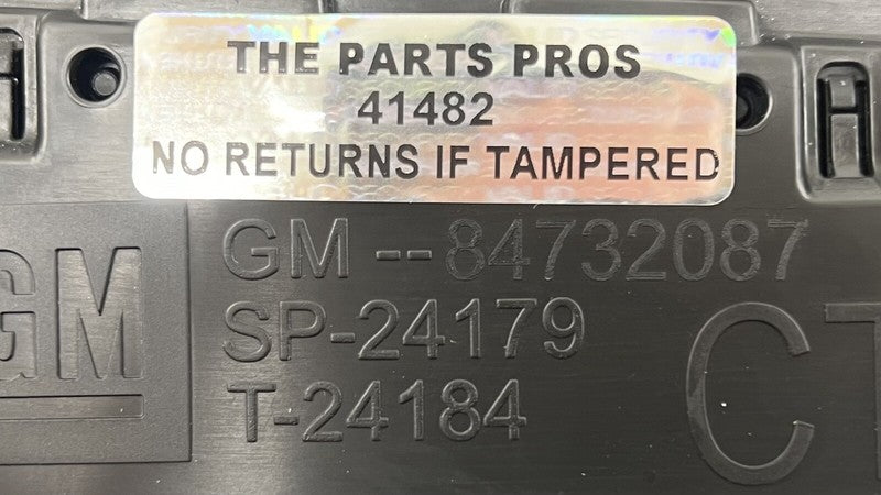 8473 2087 / 84732087 22-24 CADILLAC CT5 V BLACKWING CENTER DASH AIR VENT GRILLE GRILL TRIM BLACK OEM