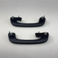 11-16 BMW M5 528 535 550 F10 Interior Headliner Roof Grab Handle Set Black OEM