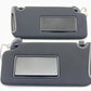5PJ82DX9AC 15-23 DODGE CHARGER HELLCAT LEFT & RIGHT SUNVISOR SUN VISOR SHADE PAIR BLACK OEM