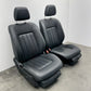 12-18 MERCEDES BENZ CLS550 W218 FRONT SEAT PAIR LEATHER BLACK OEM