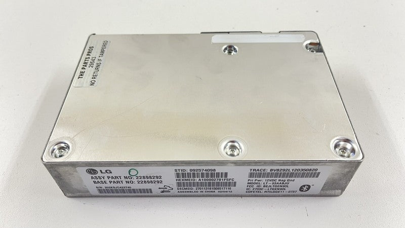 22898292 12-15 CHEVROLET CAMARO SS BLUETOOTH COMMUNICATION INTERFACE 22898292 OEM