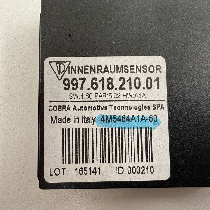 997.618.210.01 / 997 618 210 01 / 99761821001 05-12 Porsche 911 997 Boxster Cayman 987 Supervision Anti Theft Alarm Modu