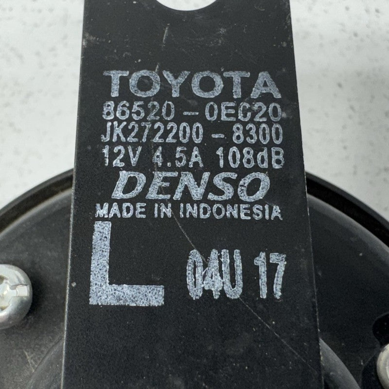 16-23 Toyota Tacoma Low & High Tone Note Pitch Horn Siren Signal Pair 