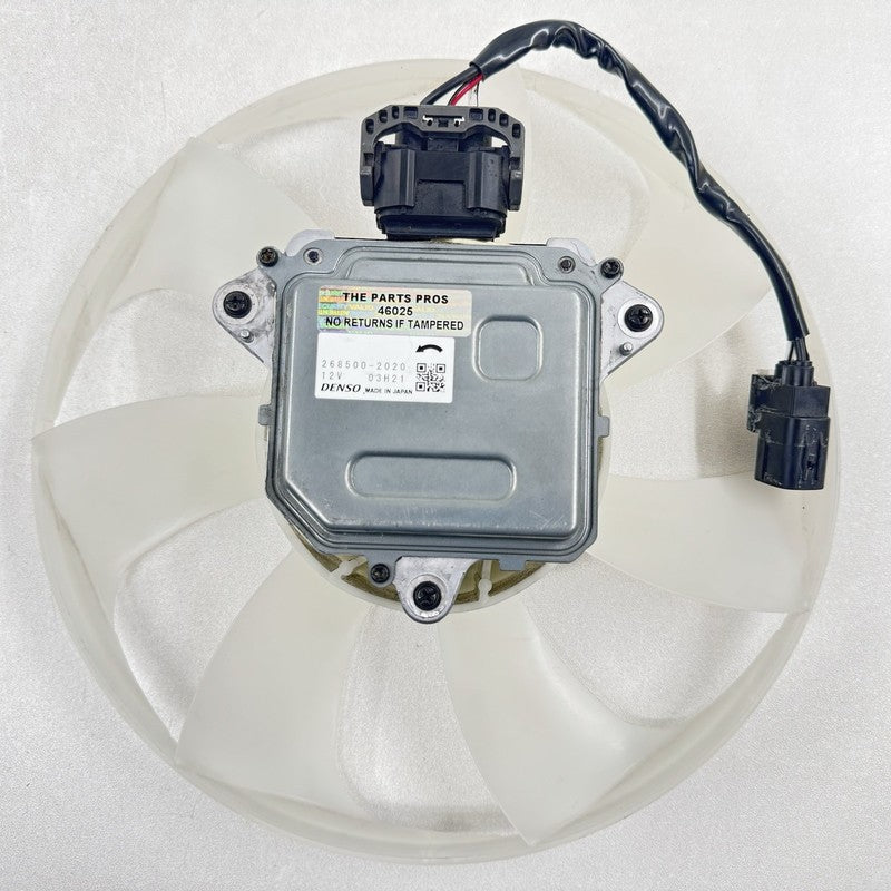 268500-2020 / 268500 2020 / 2685002020 22-25 TOYOTA GR86 RADIATOR FAN COOLING MOTOR WITH FAN BLADE PAIR 268500-2020 OEM