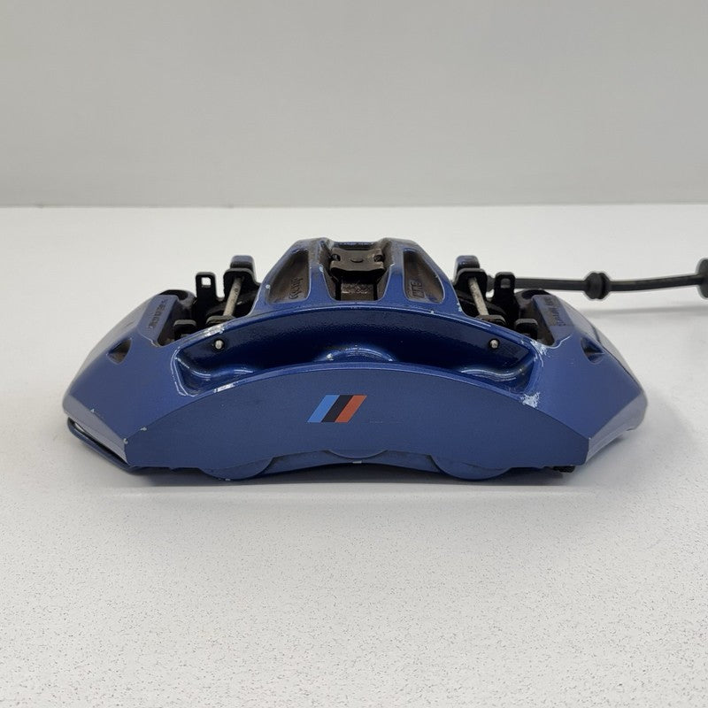 34117845747 12-18 BMW M5 M6 F06 F10 F12 F13 Front Brembo Brake Caliper Pair Blue OEM