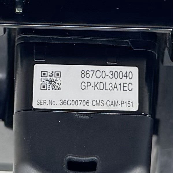 867A0-47020 / 867A0 47020 / 867A047020 23-25 TOYOTA PRIUS REAR VIEW REVERSE BACKUP BACK UP DUAL CAMERA ASSEMBLY OEM