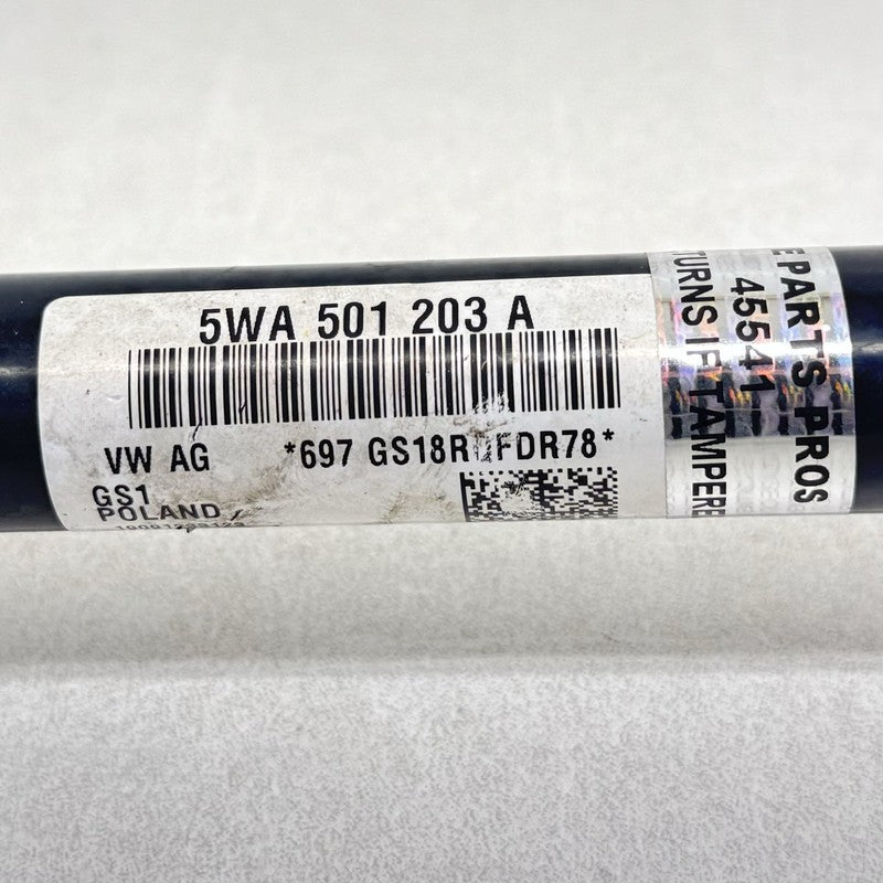 5WA-501-203-A / 5WA 501 203 A / 5WA501203A 22-25 VOLKSWAGEN GOLF R MK8 DRIVER LEFT REAR AXLE SHAFT 5WA501203A OEM