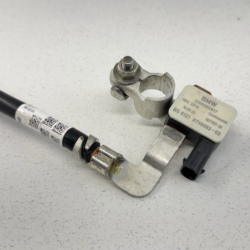 18-24 BMW G01 X3 Negative Battery Ground Cable W/ Sensor 8736083 OEM