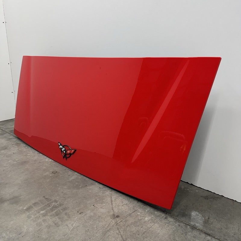 01-04 CHEVROLET CORVETTE C5 Z06 FRC REAR DECKLID TRUNK DECK LID TORCH RED OEM