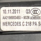 A 001 542 47 23 4723 / A0015424723 / 0015424723 12-18 MERCEDES BENZ CLS550 W218 REAR PARKTRONIC PARK ASSIST CONTROL MODU