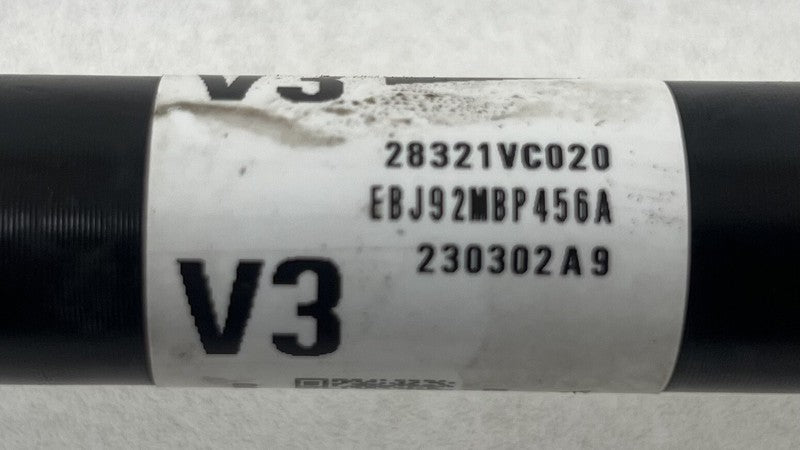 28321VC020 22-25 SUBARU WRX LEFT OR RIGHT FRONT AXLE SHAFT 28321VC020 OEM