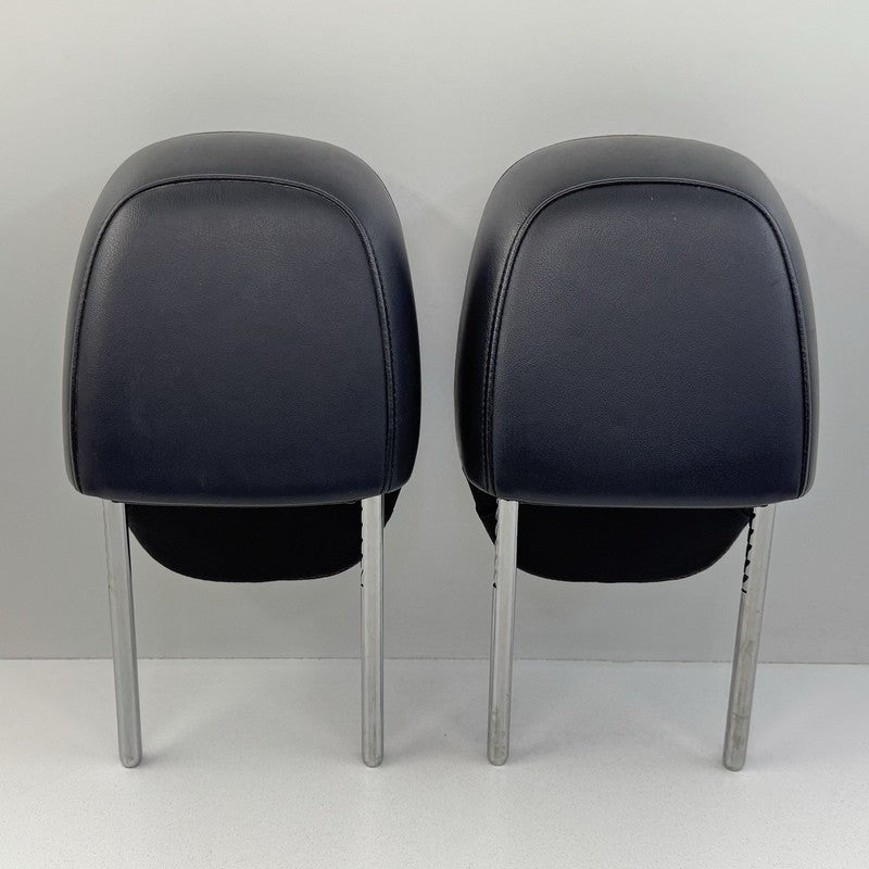 12-15 Chevrolet Camaro ZL1 Front Seat Headrest Head Rest Pair Leather Black OEM