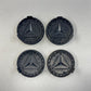 A 171 400 00 25 / A1714000025 Mercedes Benz Wheel Center Cap Rim Hubcaps 75mm Set of 4 Factory OEM