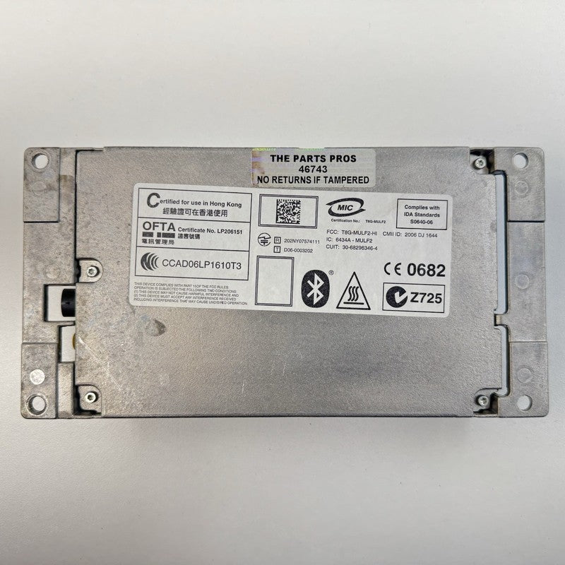 9 178 898 / 9178898 06-10 BMW M6 E63 E64 Bluetooth Communication Interface Module 9178898 OEM